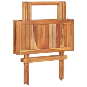 Tavolo da Bistrot Pieghevole 60x60x65 cm in Massello di Teak cod mxl 34530