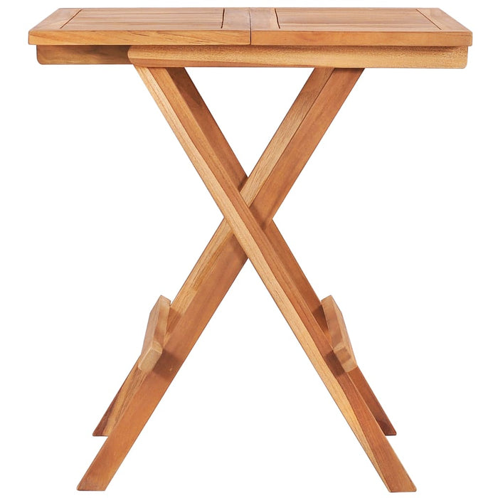 Set da Bistrot 3 pz Pieghevole in Legno Massello di Teak cod mxl 41519