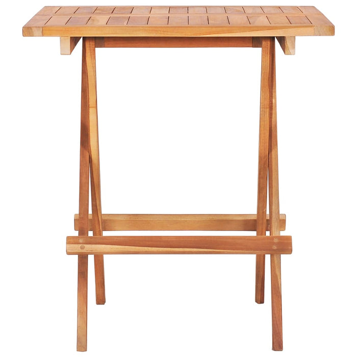 Set da Bistrot 3 pz Pieghevole in Legno Massello di Teak cod mxl 41519