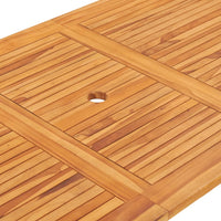 Tavolo da Giardino Pieghevole 160x80x75 cm in Massello di Teak cod mxl 34439