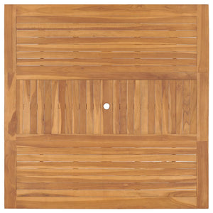 Tavolo da Giardino 150x150x76 cm in Legno Massello di Teak 49008