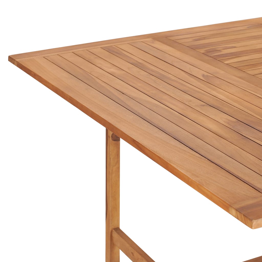 Tavolo da Giardino 150x150x76 cm in Legno Massello di Teak 49008