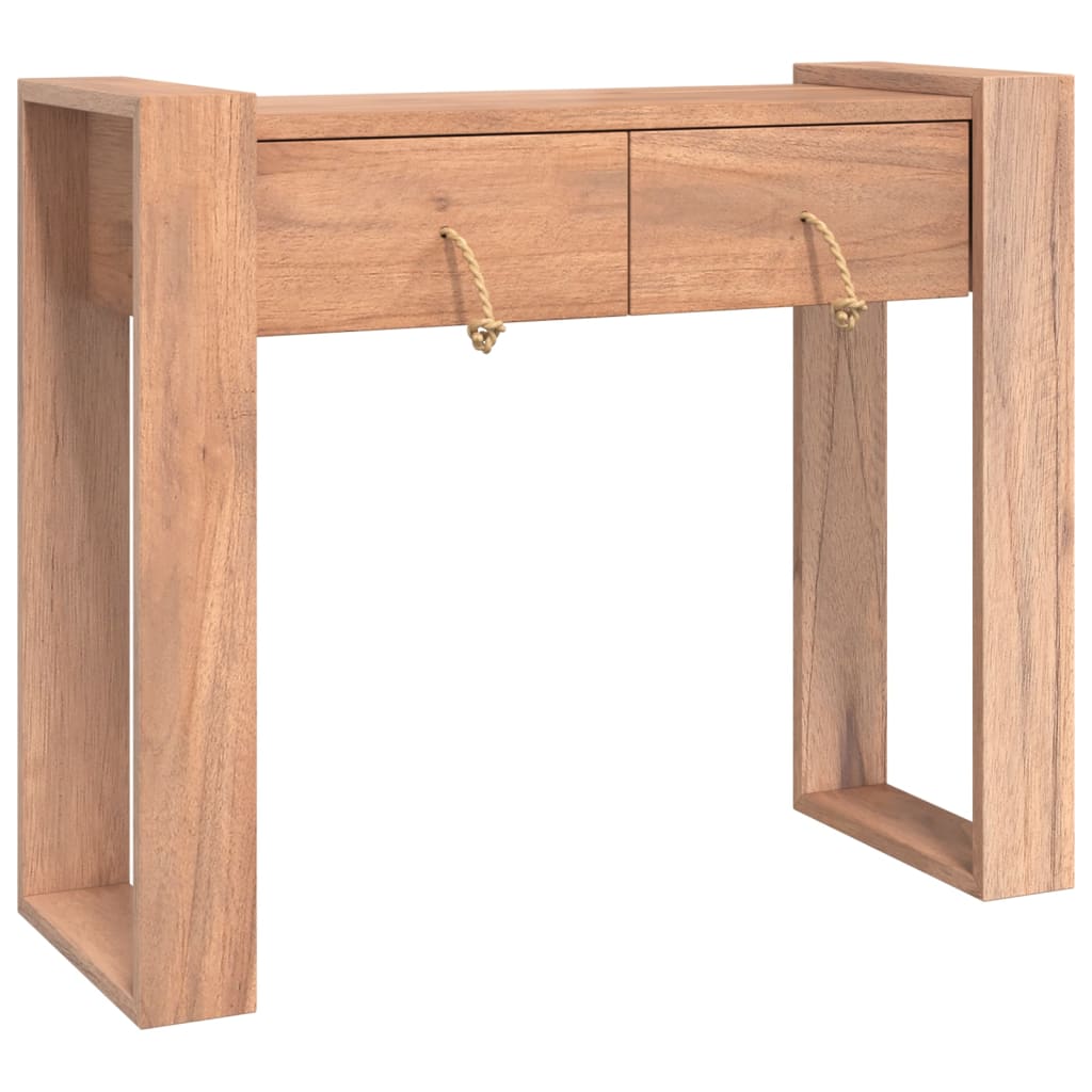 Tavolo Consolle 90x35x75 cm in Legno Massello di Teak 287896