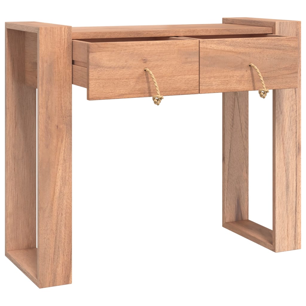 Tavolo Consolle 90x35x75 cm in Legno Massello di Teak 287896