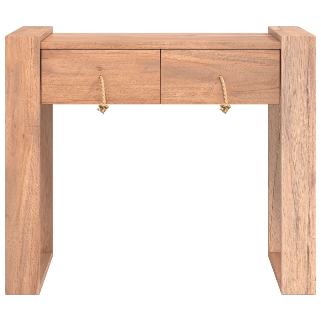 Tavolo Consolle 90x35x75 cm in Legno Massello di Teak 287896