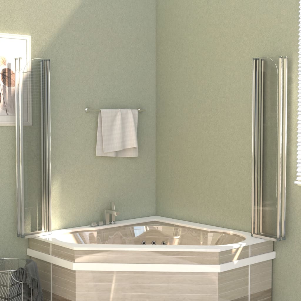 Cabina da Bagno 120x140 cm in Vetro Temperato cod mxl 52617