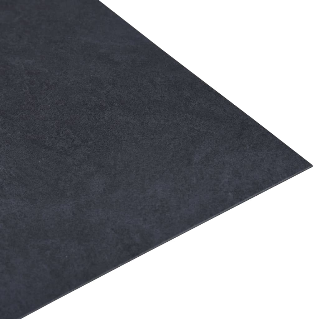 Listoni per Pavimenti Autoadesivi in PVC 5,11 m² Marmo Nero 146238