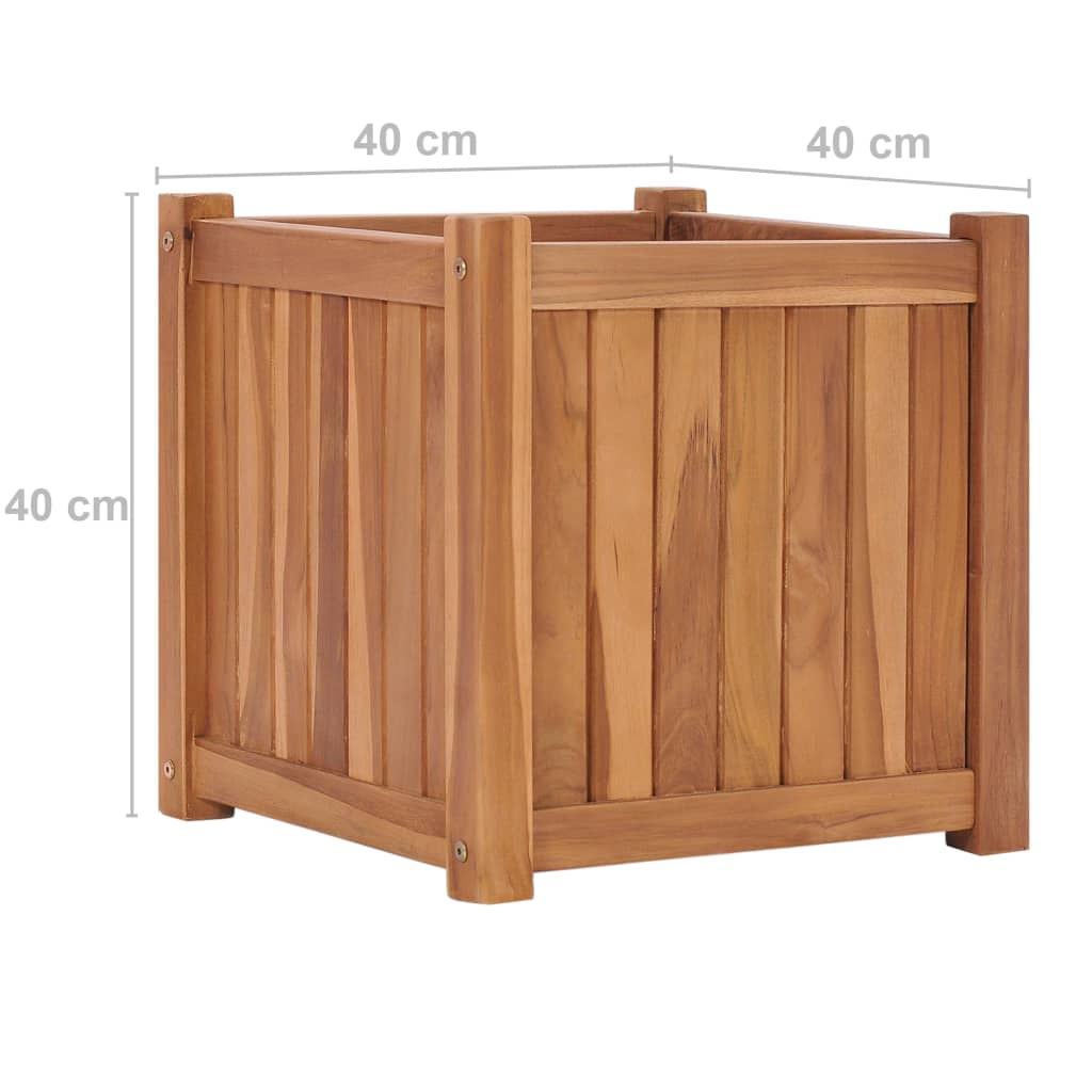 Letto Rialzato 40x40x40 cm in Legno Massello di Teak cod mxl 58833