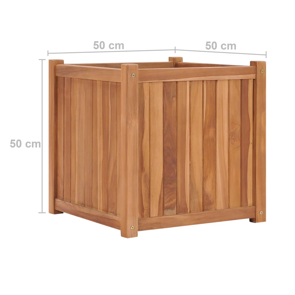 Letto Rialzato 50x50x50 cm in Legno Massello di Teak cod mxl 54549