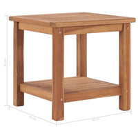 Tavolino da Caffè 45x45x45 cm in Legno Massello di Teak 48979