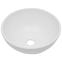 Set Mobili da Bagno 2 pz Ceramica Bianco 279343