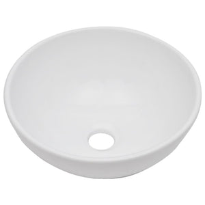 Set Mobili da Bagno 2 pz Ceramica Bianco 279343