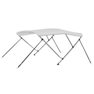 Bimini di Prua con Tendalino a 3 Archi Bianco 183x180x137 cm cod mxl 69509