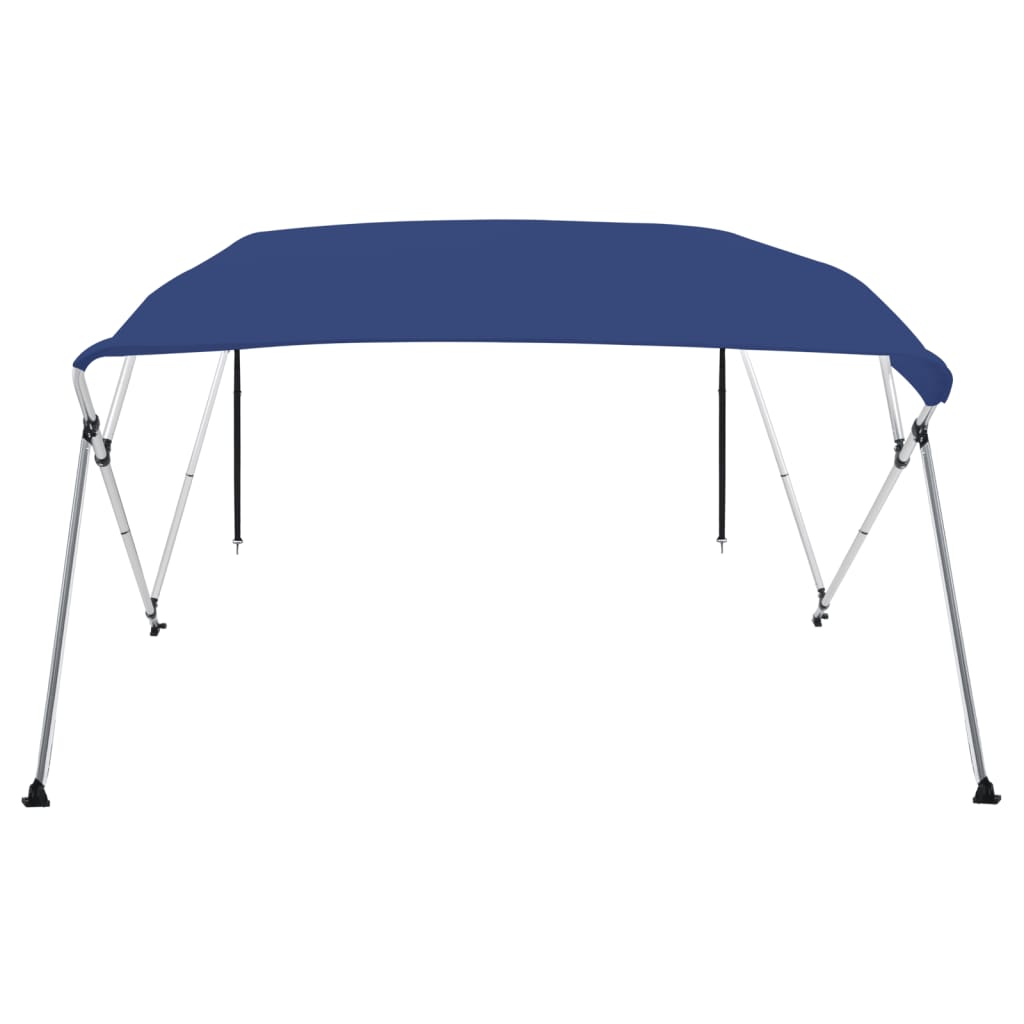 Bimini di Prua con Tendalino a 4 Archi Blu 243x210x137 cm cod mxl 69853