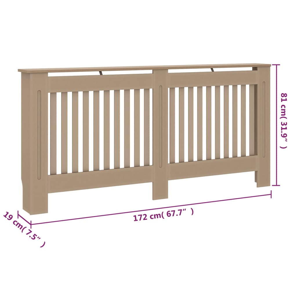 Copertura per Radiatore 172x19x81 cm in MDF cod mxl 72533