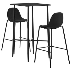 Set da Bar 3 pz in Tessuto Nero 279965