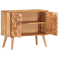 Credenza 75x35x65 cm in Legno Massello di Acacia cod mxl 19564