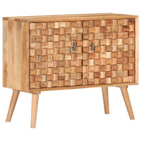 Credenza 75x35x65 cm in Legno Massello di Acacia cod mxl 19564