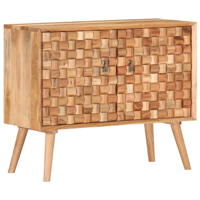 Credenza 75x35x65 cm in Legno Massello di Acacia cod mxl 19564