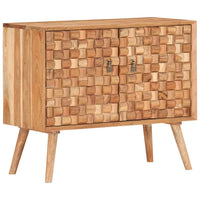 Credenza 75x35x65 cm in Legno Massello di Acacia cod mxl 19564