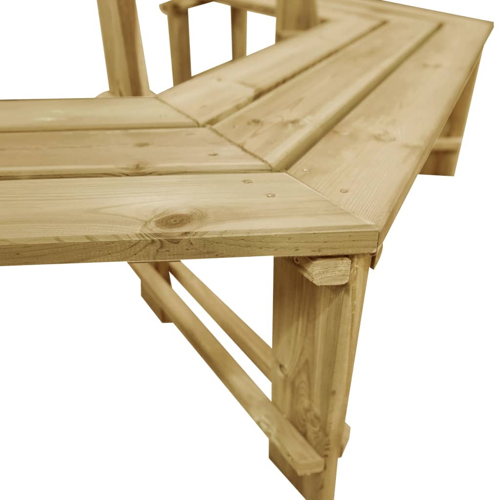 Panchina da Giardino 240 cm in Legno di Pino Impregnato cod mxl 45666