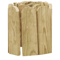 Rotolo di Bordura Verde 120 cm in Legno di Pino impregnato cod mxl 7059