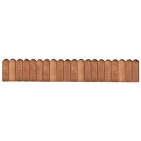 Rotolo di Bordura Marrone 120cm in Legno di Pino impregnato 49106