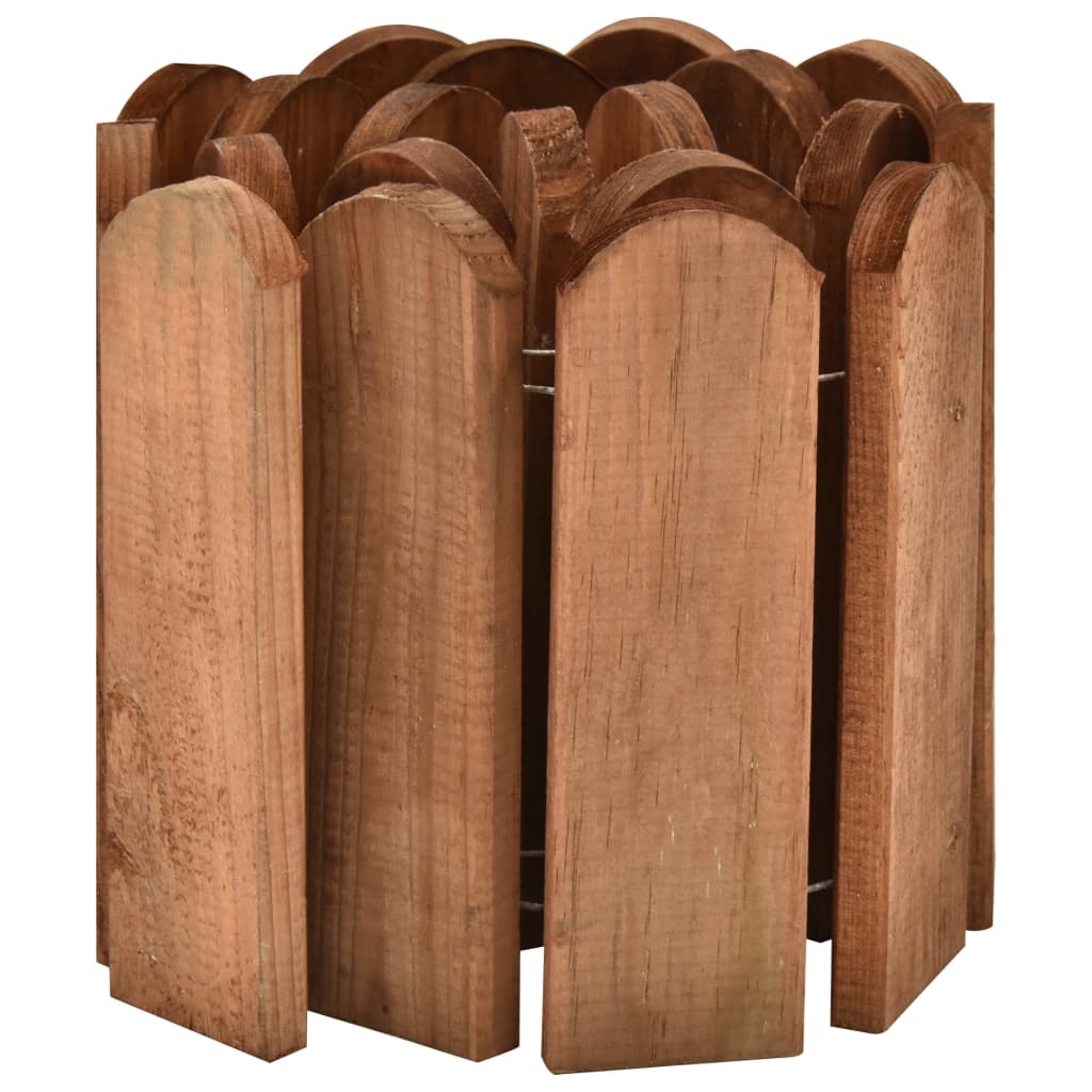 Rotolo di Bordura Marrone 120cm in Legno di Pino impregnato 49106