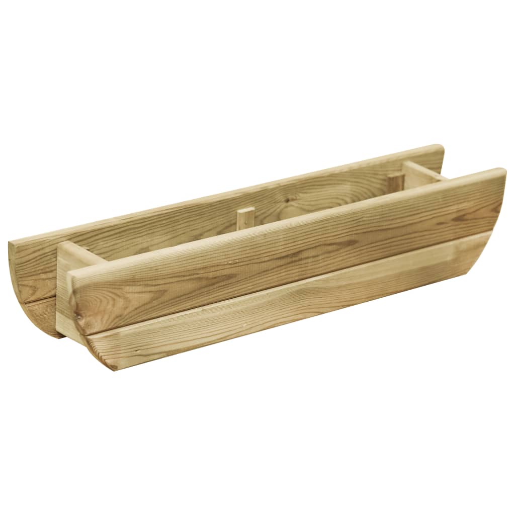 Letto Rialzato Giardino 80x16x16 cm Legno di Pino Impregnato cod mxl 66819