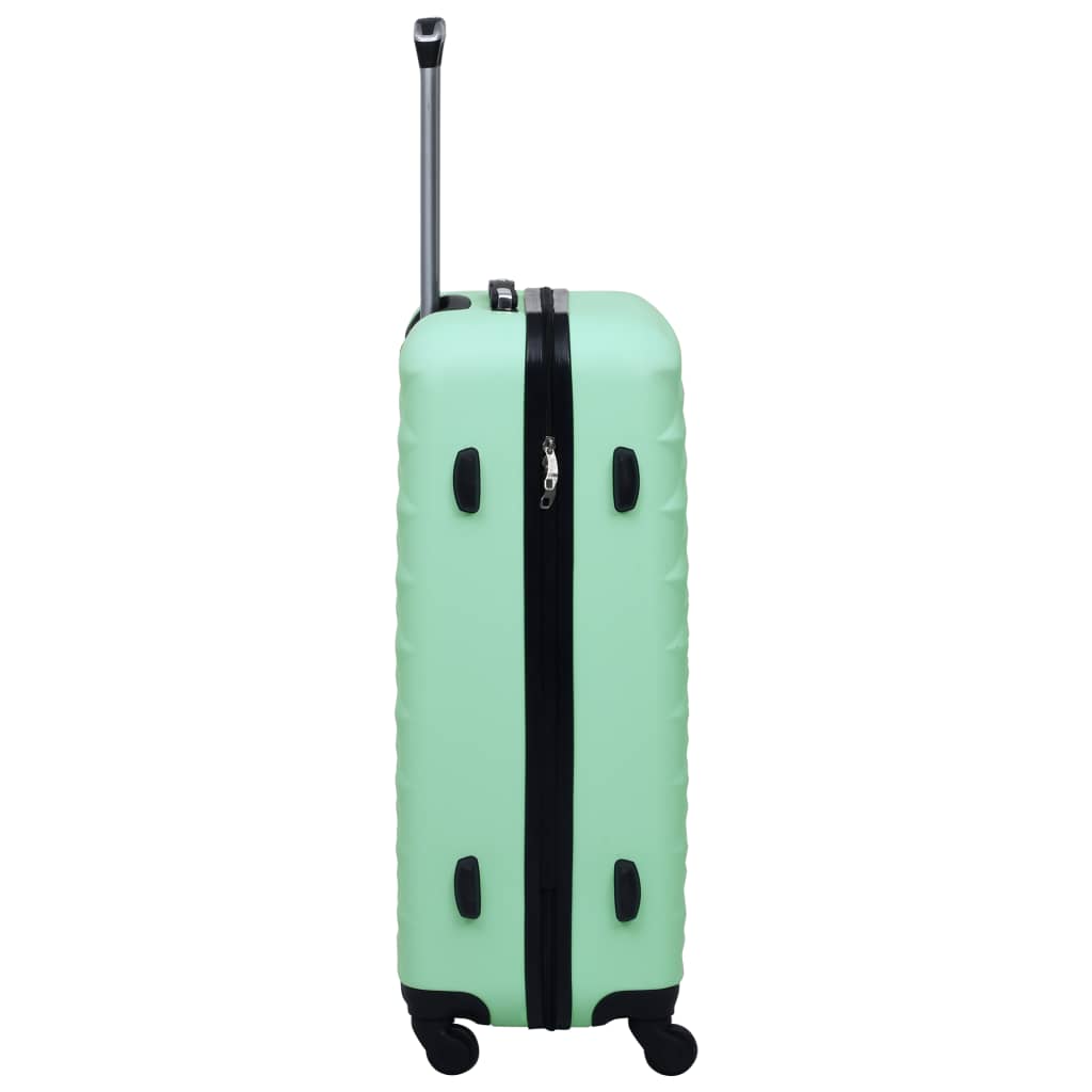 Set Valigie Trolley a Custodia Rigida 3 pz Menta in ABS cod mxl 54170