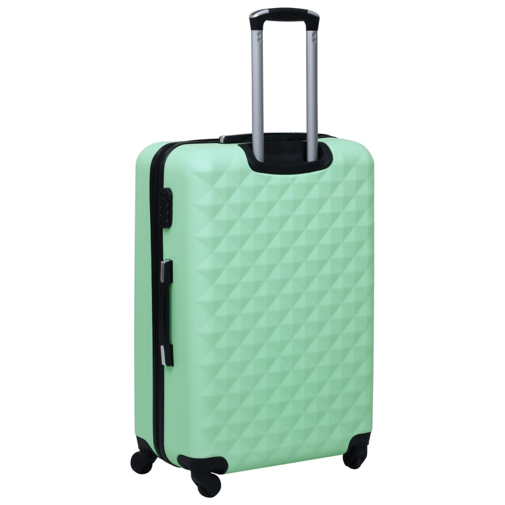 Set Valigie Trolley a Custodia Rigida 3 pz Menta in ABS cod mxl 54170