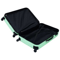 Set Valigie Trolley a Custodia Rigida 3 pz Menta in ABS cod mxl 54170