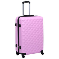 Trolley a Custodia Rigida Rosa ABS 92424