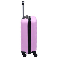 Set Valigie Trolley a Custodia Rigida 2 pz Rosa in ABS cod mxl 49624