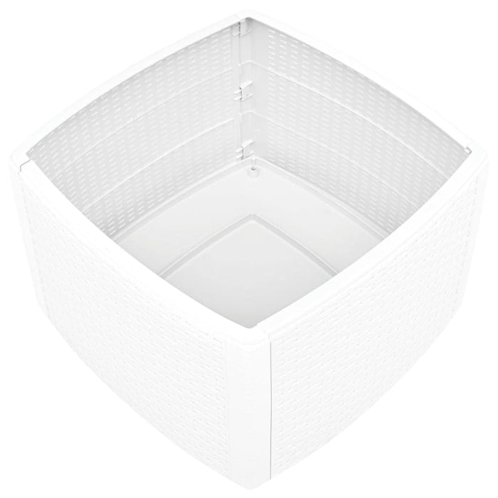 Tavolino Bianco 54x54x36,5 cm in Plastica 48774