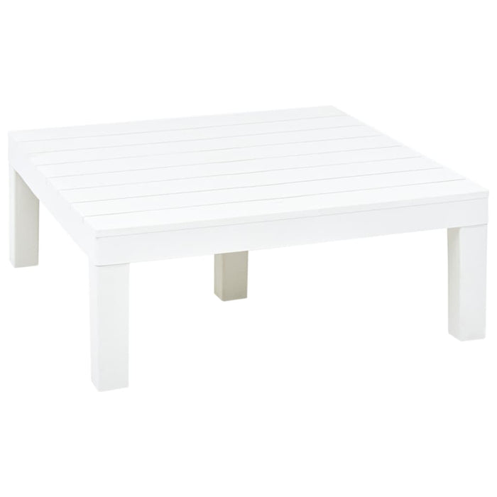 Tavolo da Giardino Bianco 78x78x31 cm in Plastica cod mxl 34194