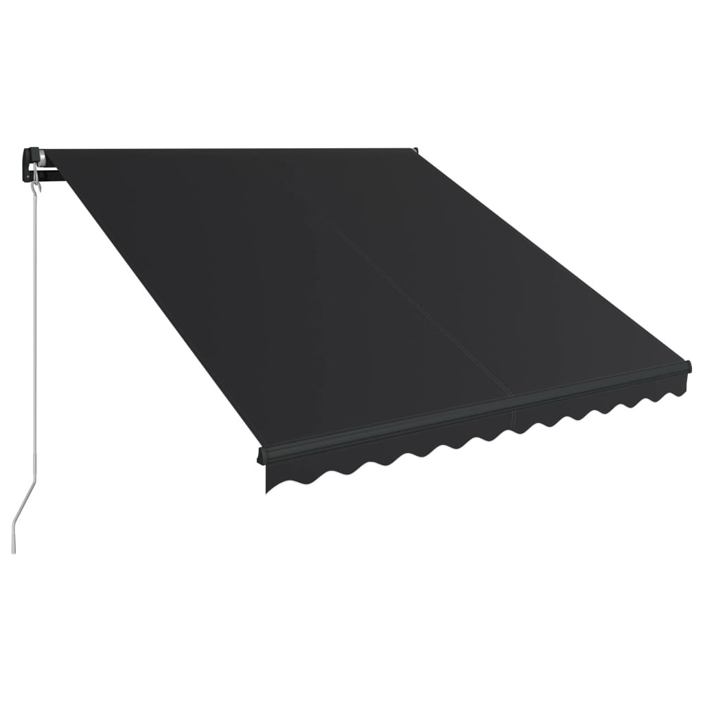 Tenda da Sole Retrattile Manuale 350x250 cm Antracite