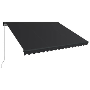 Tenda da Sole Retrattile Manuale 400x300 cm Antracite