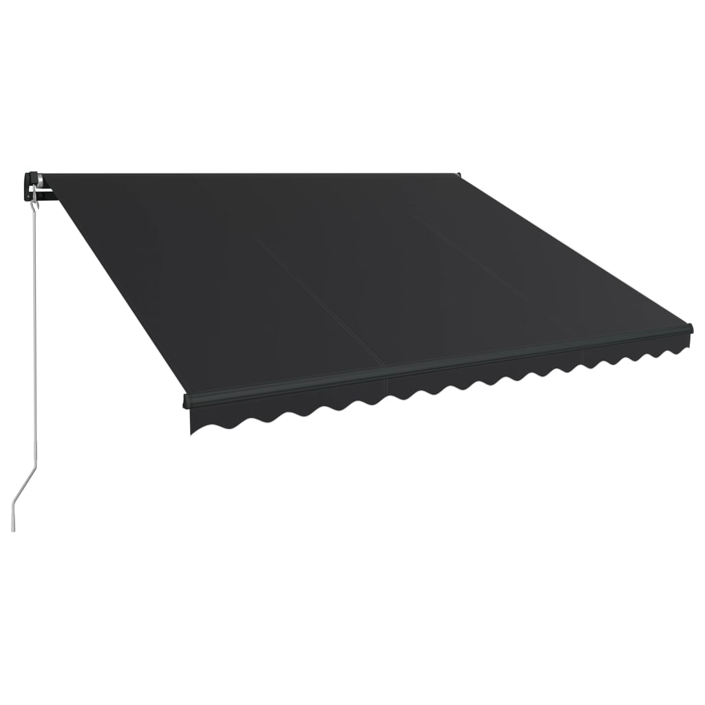 Tenda da Sole Retrattile Manuale 450x300 cm Antracite cod mxl 43614