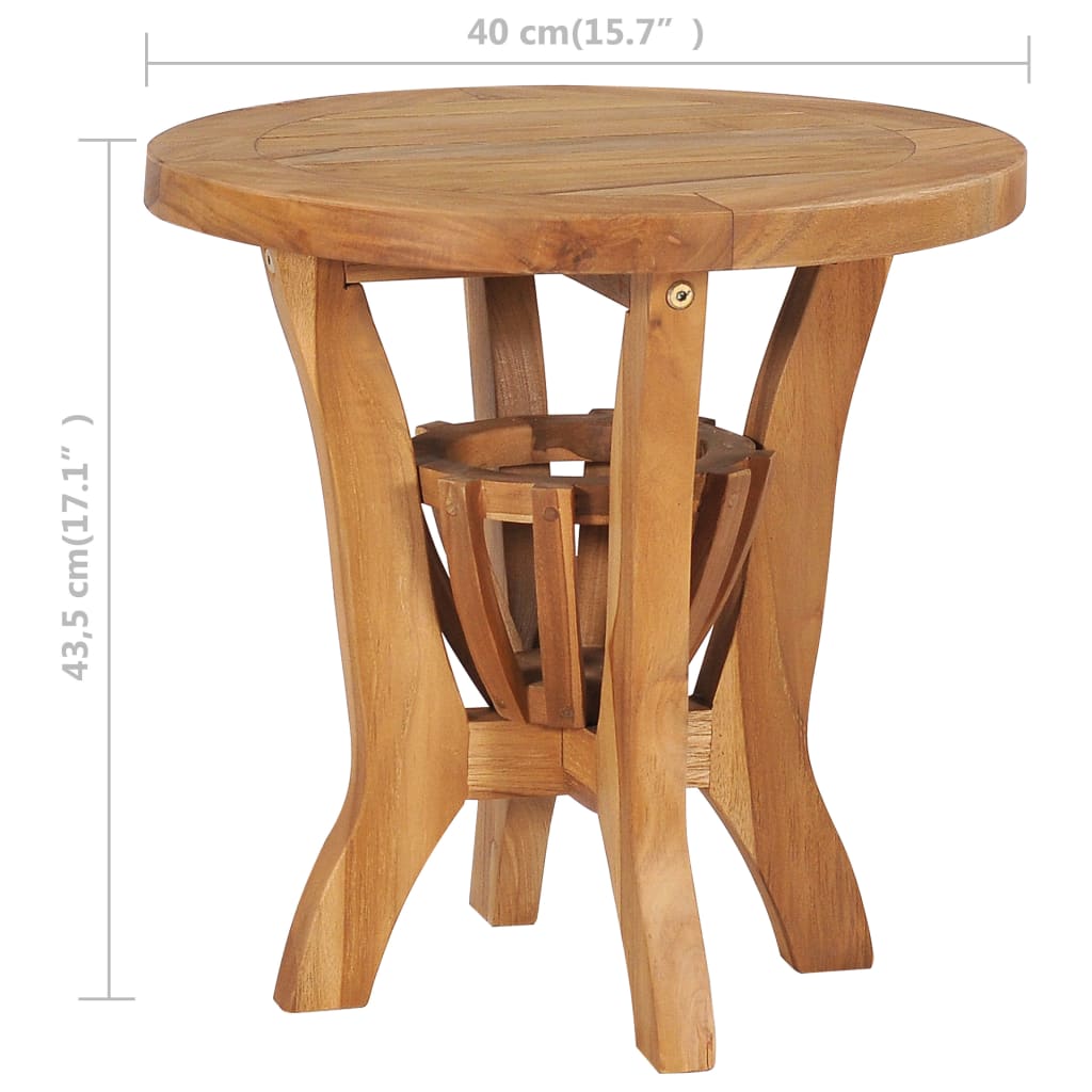 Set da Bistrot da Giardino 3 pz in Legno Massello di Teak 49383