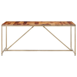 Tavolo da Pranzo 180x90x76 cm in Legno Massello di Sheesham cod mxl 27327