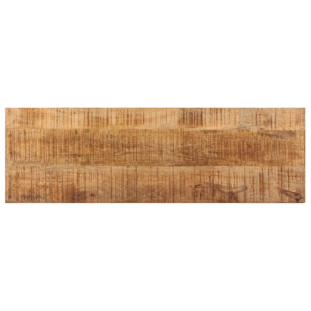 Panca 110 cm in Legno Massello di Mango e Acciaiocod mxl 102964