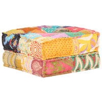 Pouf 60x70x36 cm in Tessuto Patchwork cod mxl 68185