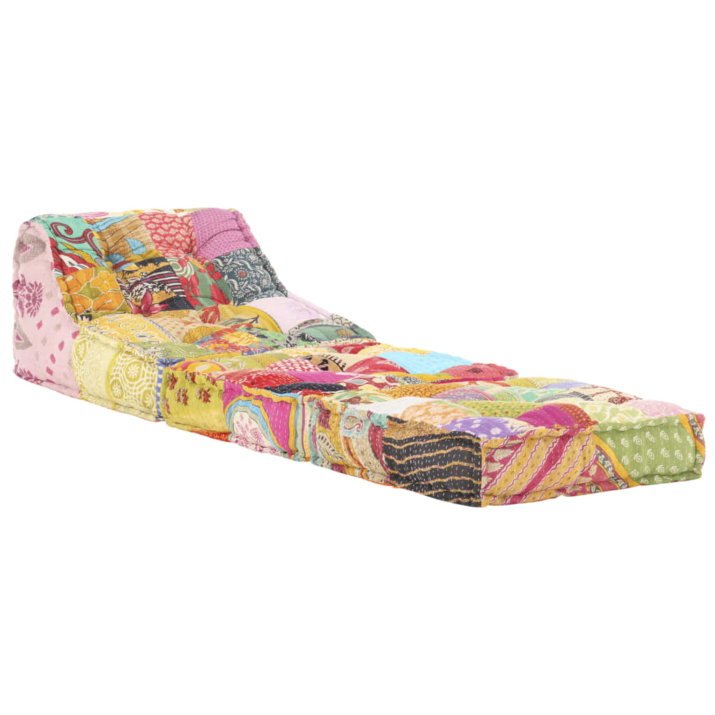 Pouf Modulare in Tessuto Patchwork cod mxl 68576