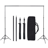 Kit per Studio Fotografico con Luce Softbox e Fondali 3051363