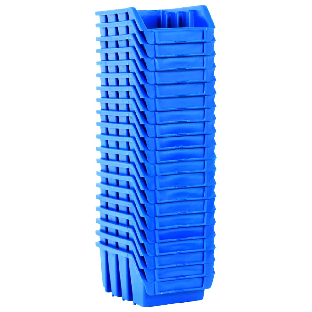 Contenitori Impilabili 20 pz Blu in Plasticacod mxl 86612