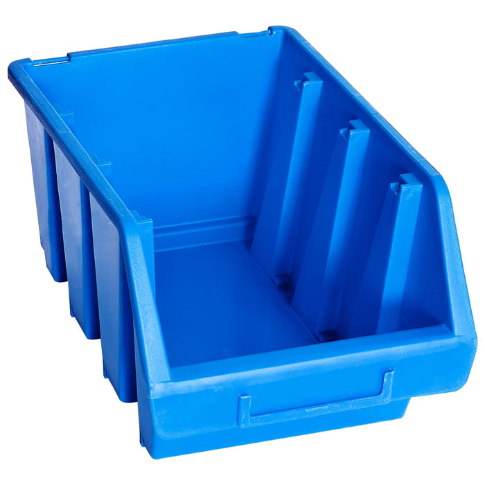 Contenitori Impilabili 20 pz Blu in Plastica 146285