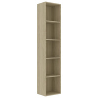 Libreria Effetto Rovere Sonoma 40x30x189 cm in Truciolato 800957