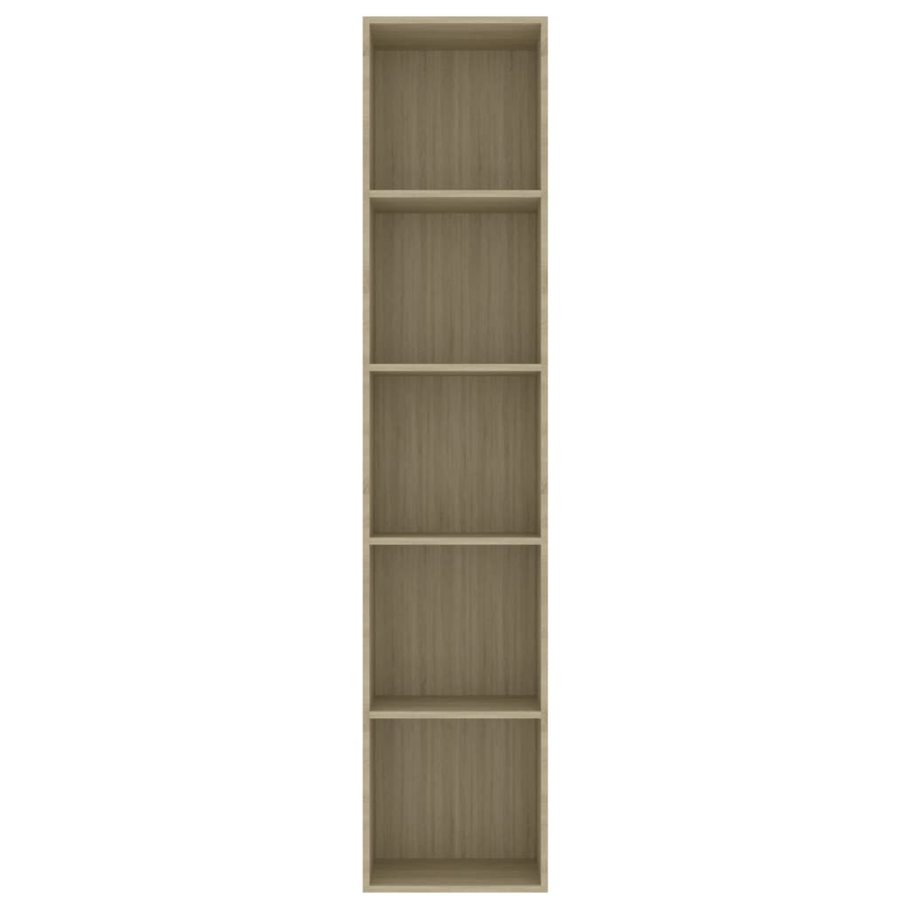 Libreria Effetto Rovere Sonoma 40x30x189 cm in Truciolato 800957