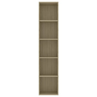 Libreria Effetto Rovere Sonoma 40x30x189 cm in Truciolato 800957